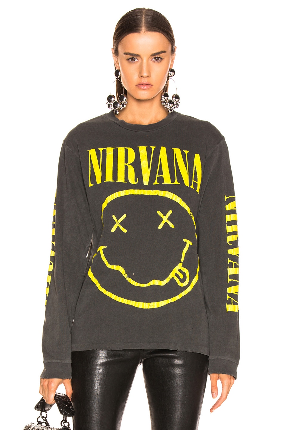 Image 1 of Madeworn Nirvana Smiley Tee in Pigment