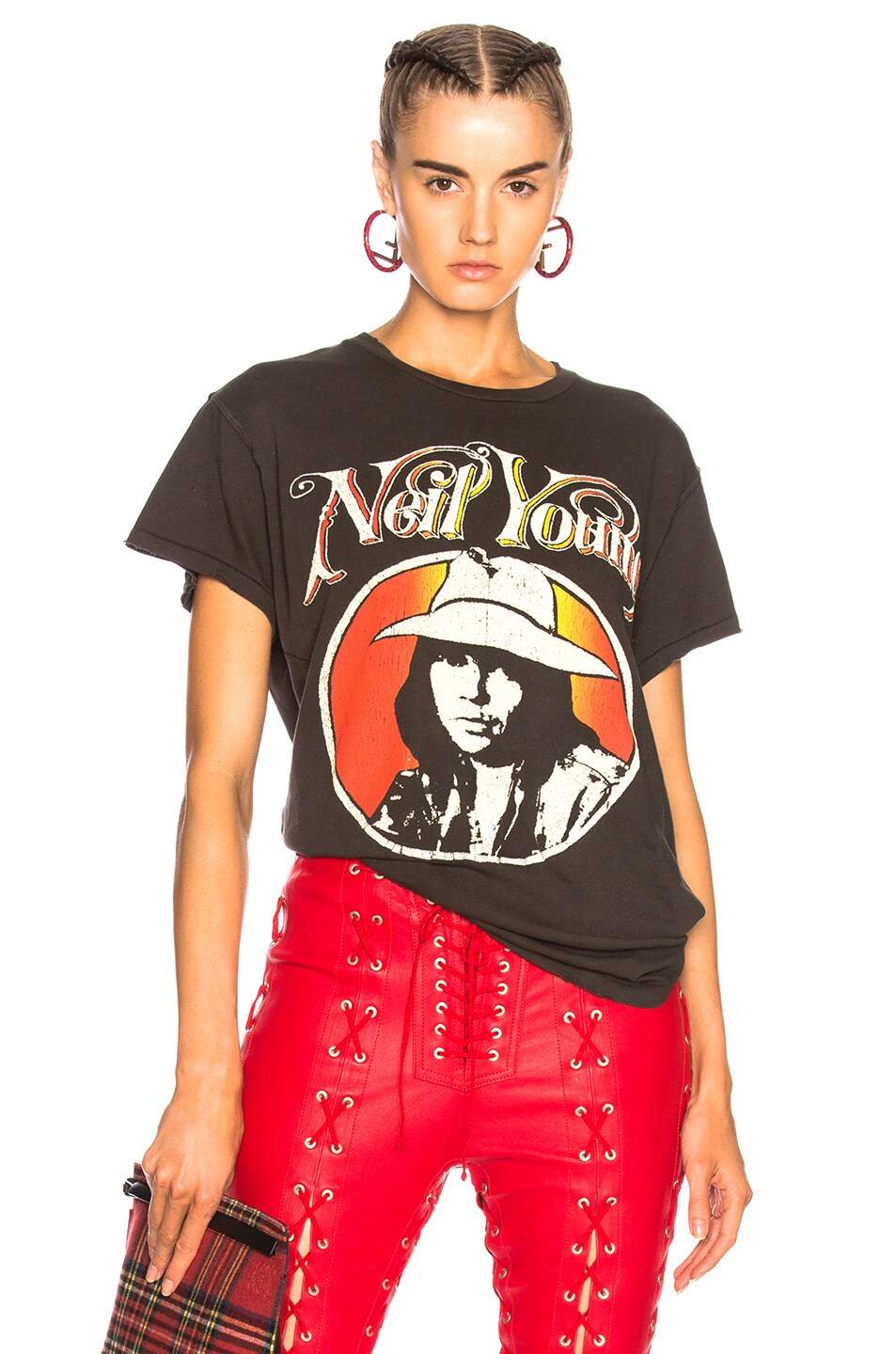 Image 1 of Madeworn Neil Young Tee in Dirty Black
