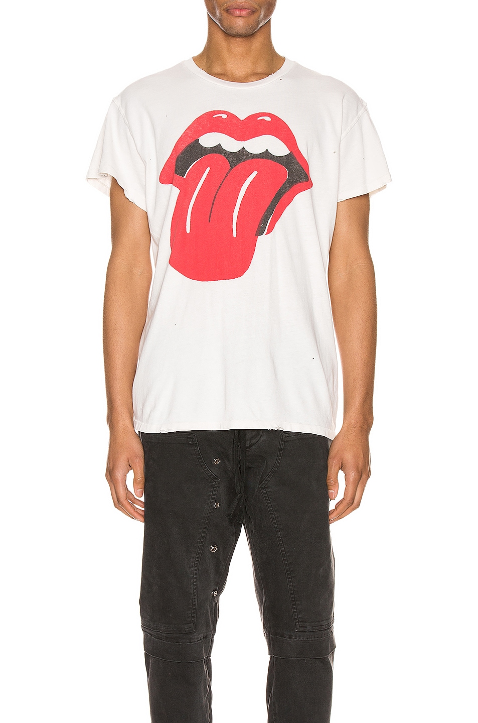 Image 1 of Madeworn The Stones Crew Tee in Off White