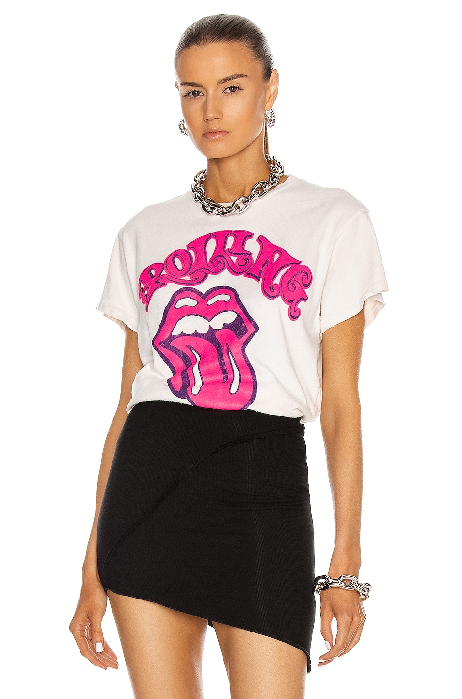 Image 1 of Madeworn Rolling Stones Tee in White