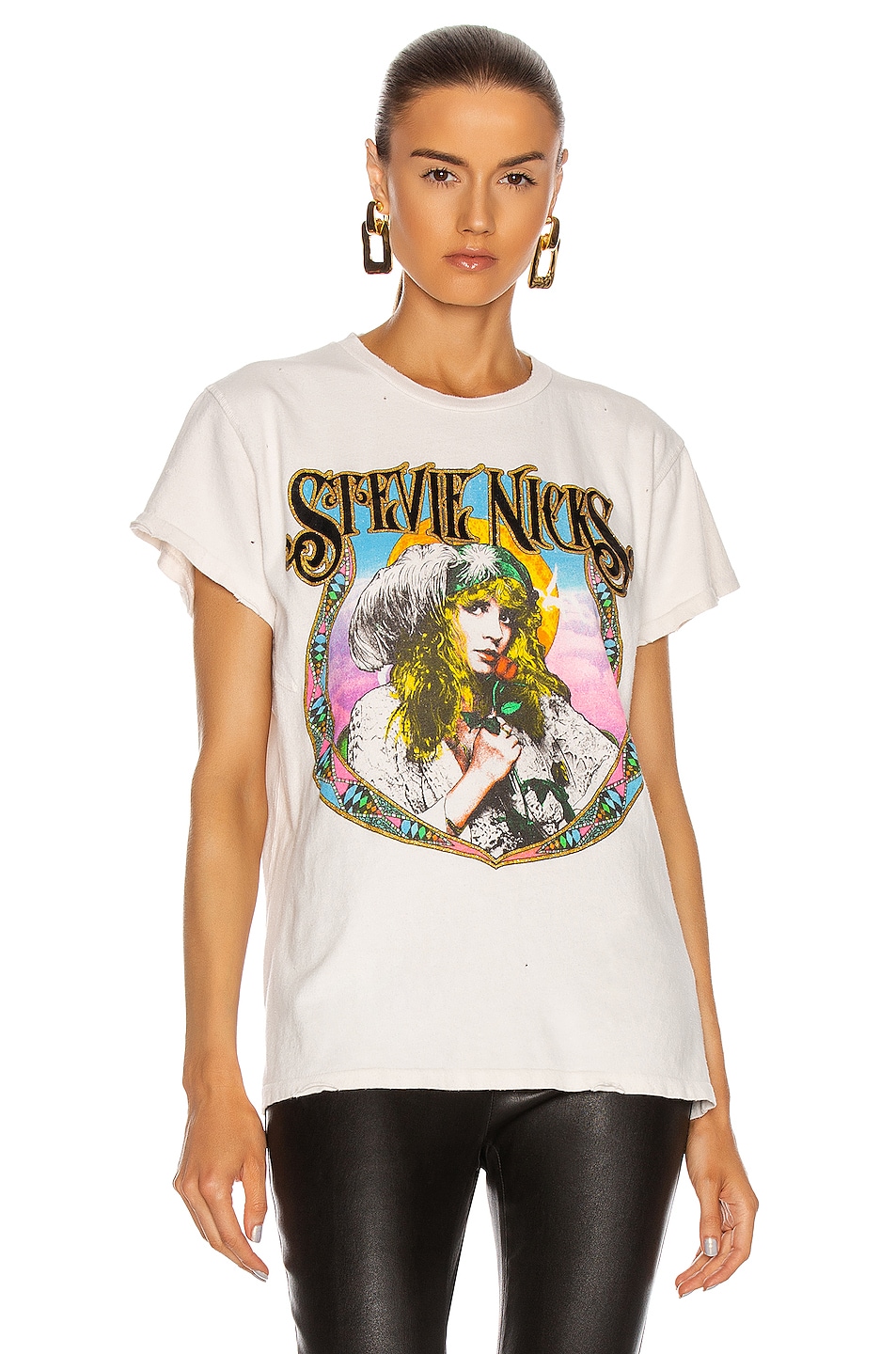 Image 1 of Madeworn Stevie Nicks Tee in Off White