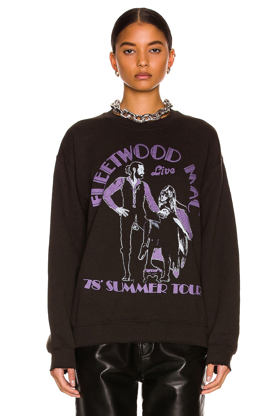 Image 1 of Madeworn Fleetwood Mac Sweatshirt in Coal