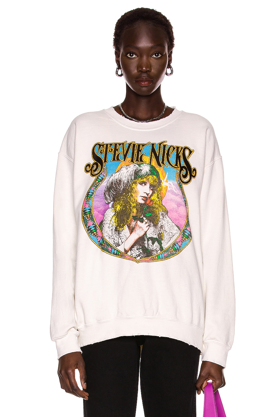 Image 1 of Madeworn Stevie Nicks Sweatshirt in Off White