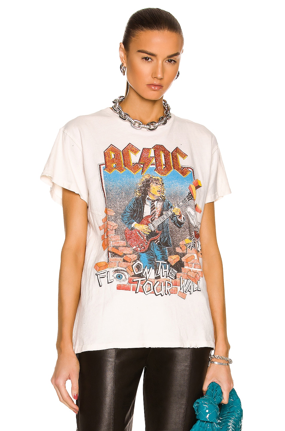 Image 1 of Madeworn AC/DC Tee in Off White