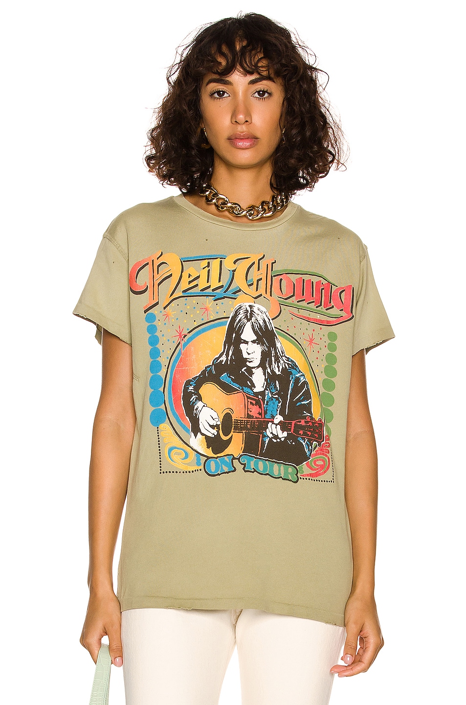 Image 1 of Madeworn Neil Young Tee in Sage