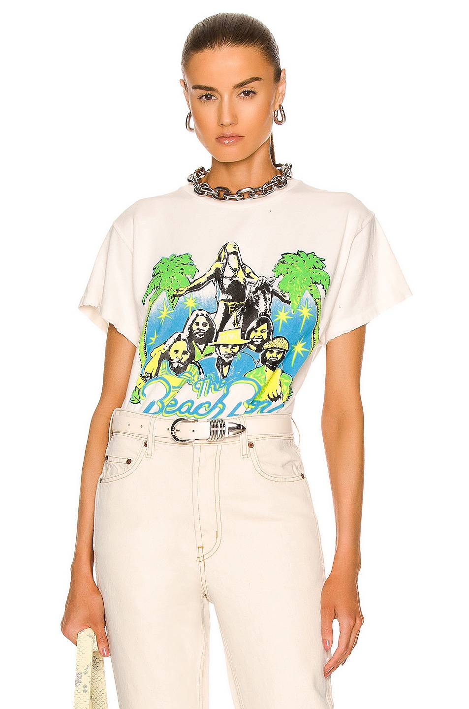 Image 1 of Madeworn The Beach Boys Tee in Off White