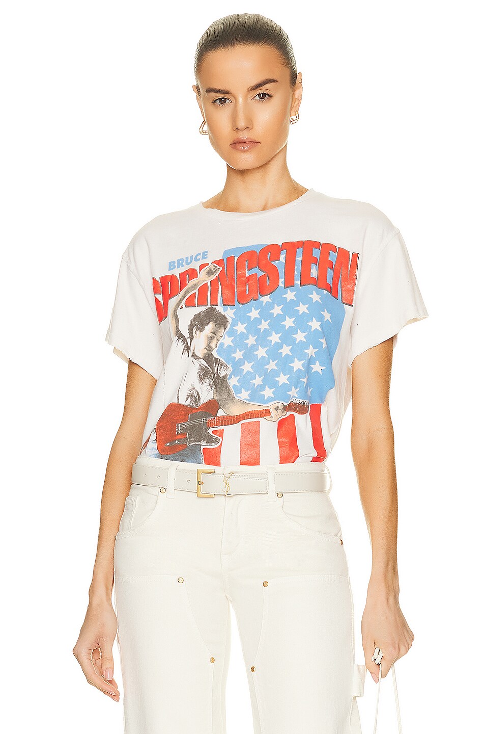 Image 1 of Madeworn Bruce Springsteen T-shirt in White