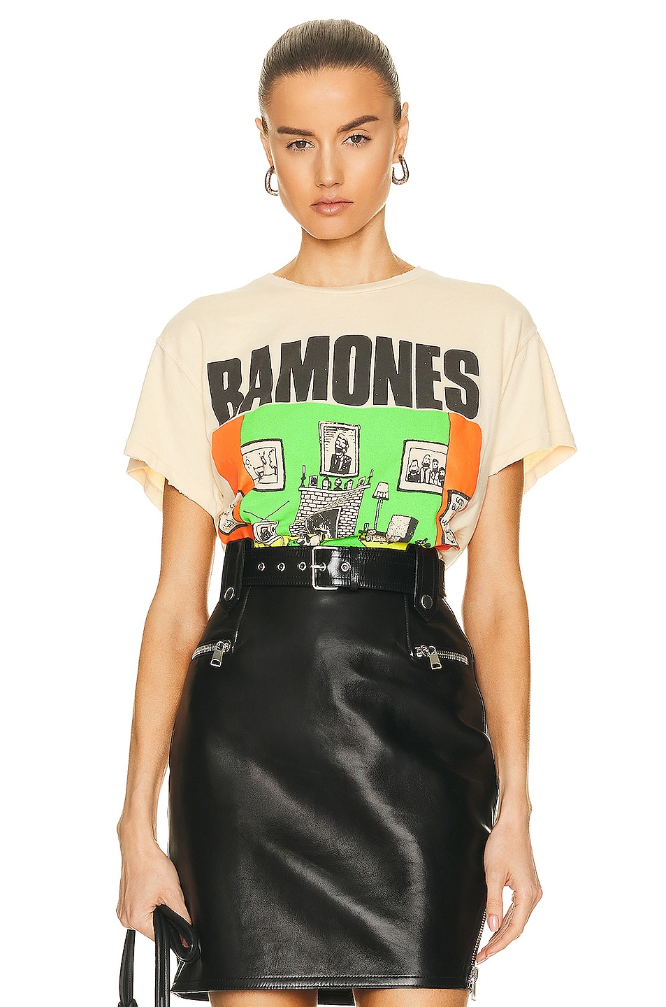 Image 1 of Madeworn Ramones T-shirt in Taupe