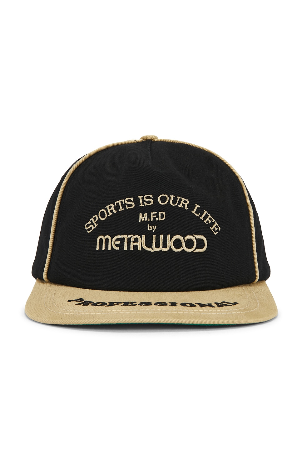 Metalwood Studio Professional Piping Snapback Hat