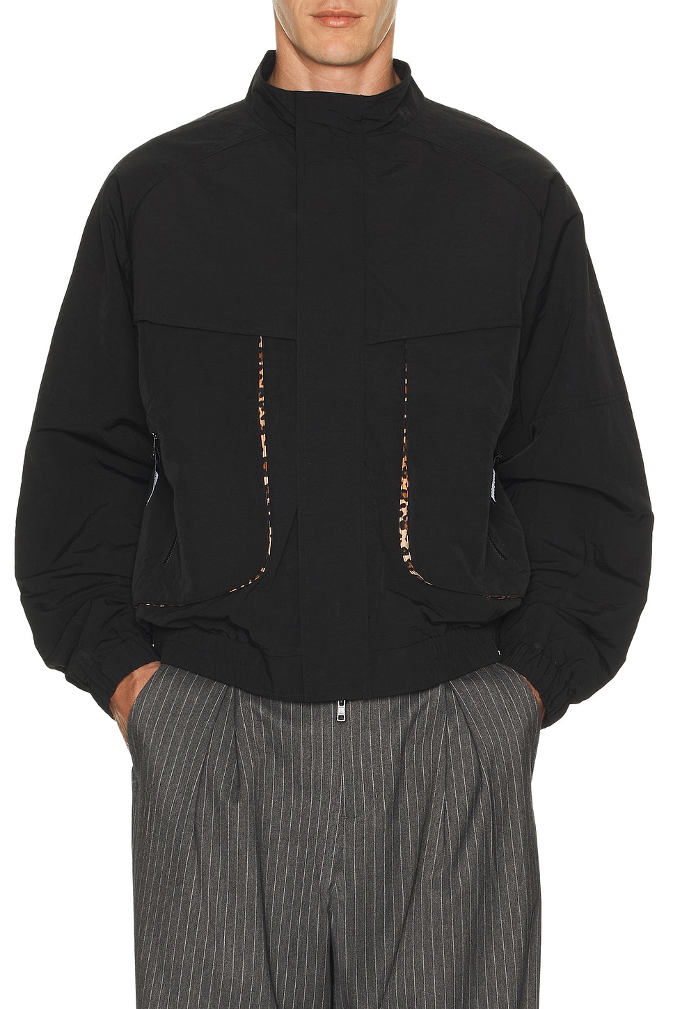 Image 1 of Metalwood Studio Bomber Jacket in Black