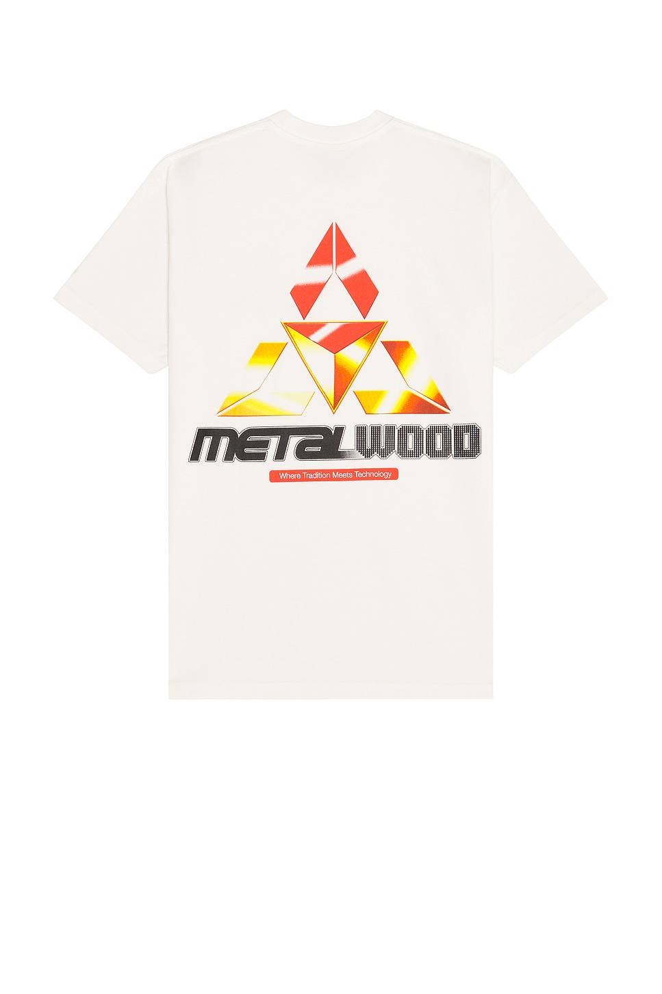 Tri-Metal T-Shirt in White