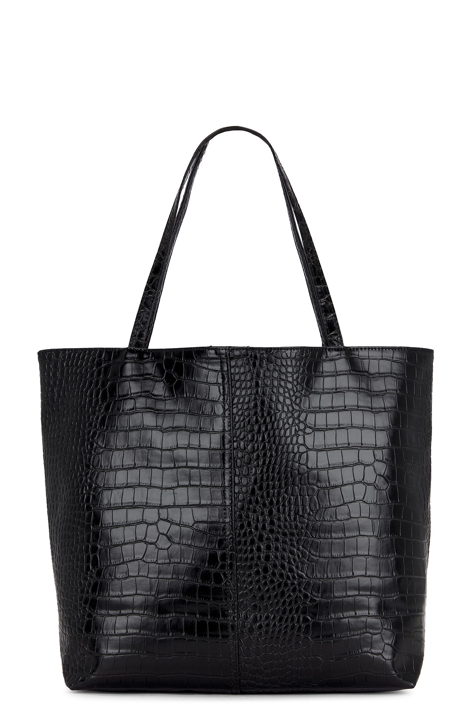 Metalwood Studio Metal Logo Stud Croc Tote
