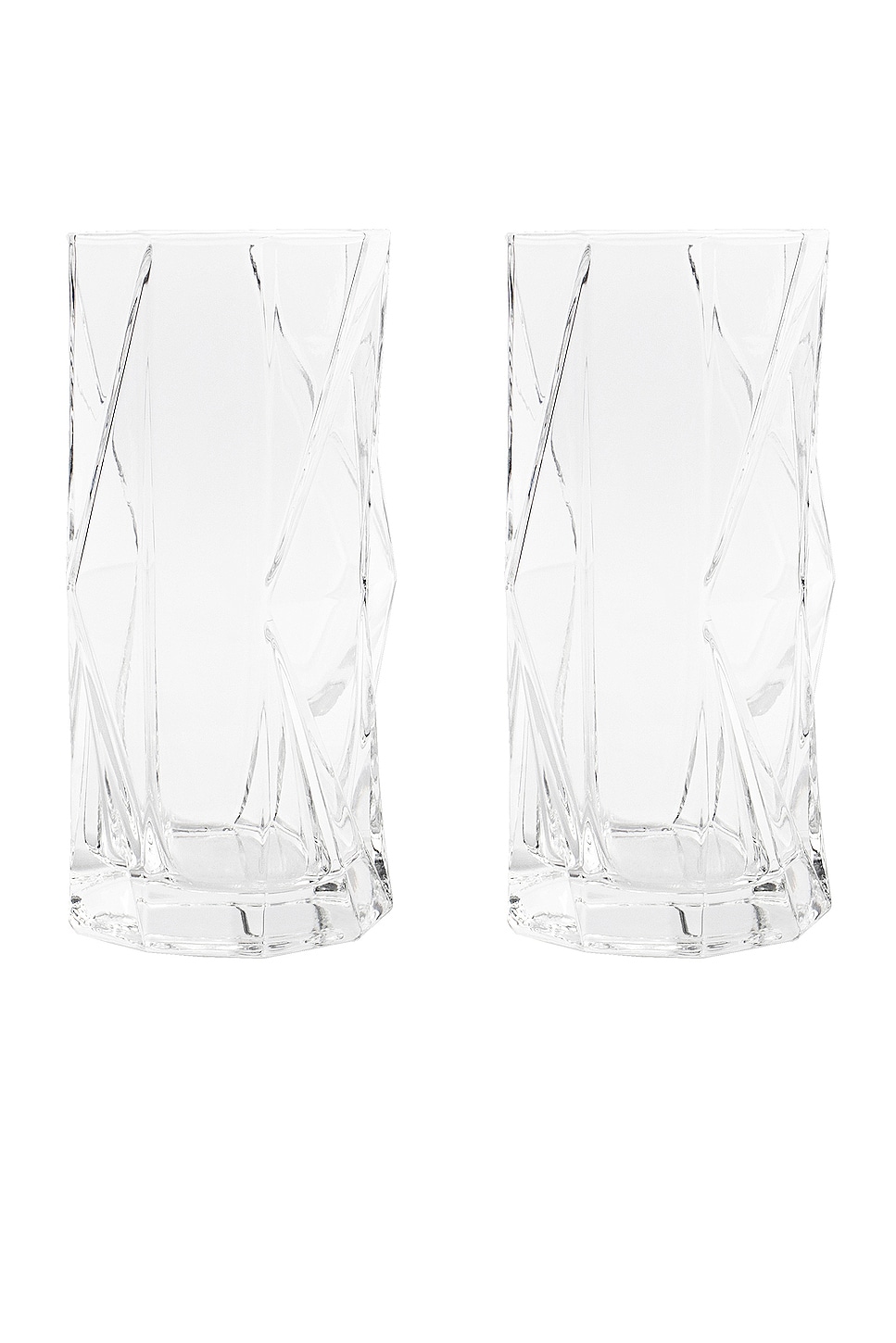 Image 1 of MAX ID NY Ghost Highball Glass Pair in Clear
