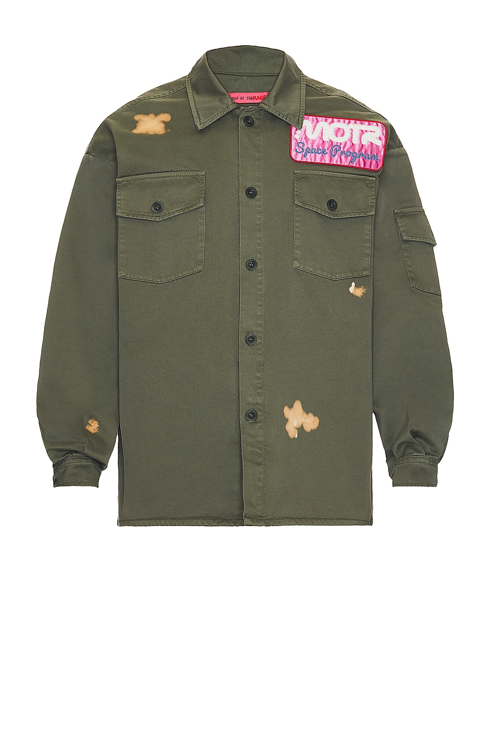 Image 1 of Members of the Rage Army Overshirt in Military Green