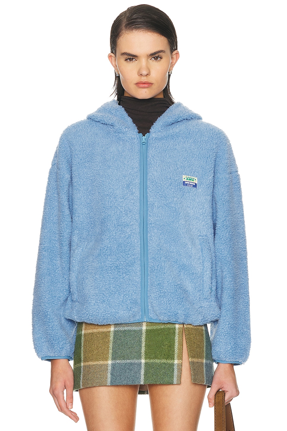 Image 1 of American Vintage Hoktown Hoodie in Celeste