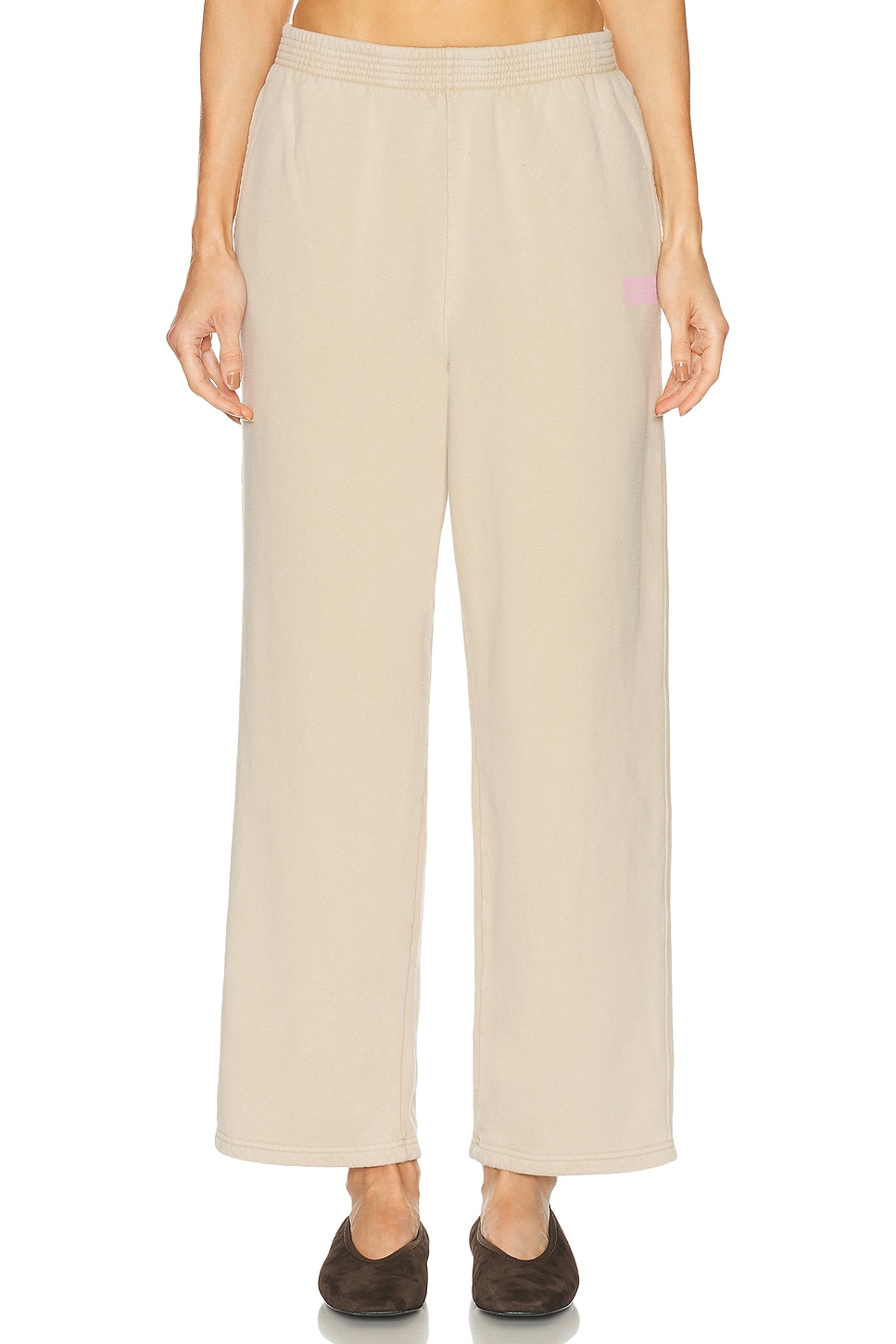 Image 1 of American Vintage Plizzy Sweatpant in Dune Vintage