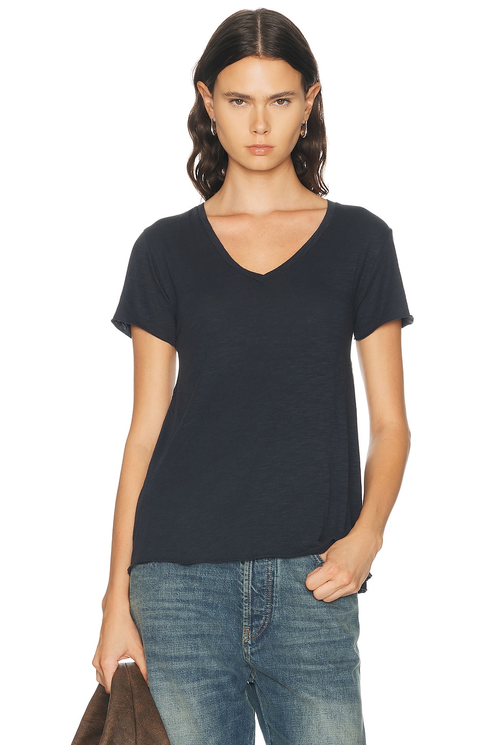 American Vintage Jacksonville Tee in Navy