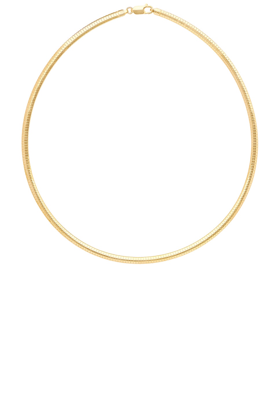Image 1 of MEGA Omega 4 Necklace in 14k Yellow Gold Plated
