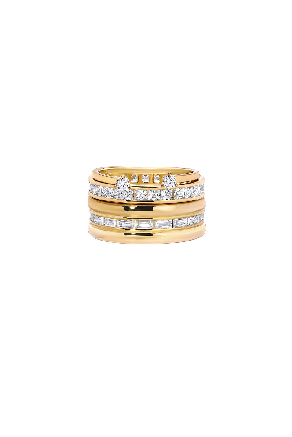 The Eternity Stack in Metallic Gold