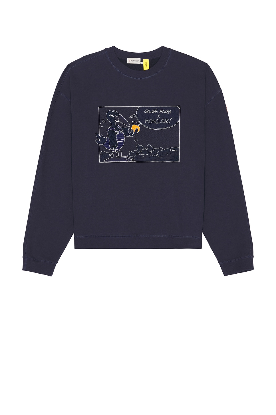 Image 1 of Moncler Genius X Gilga Farm By Donald Glover Sweatshirt in Navy