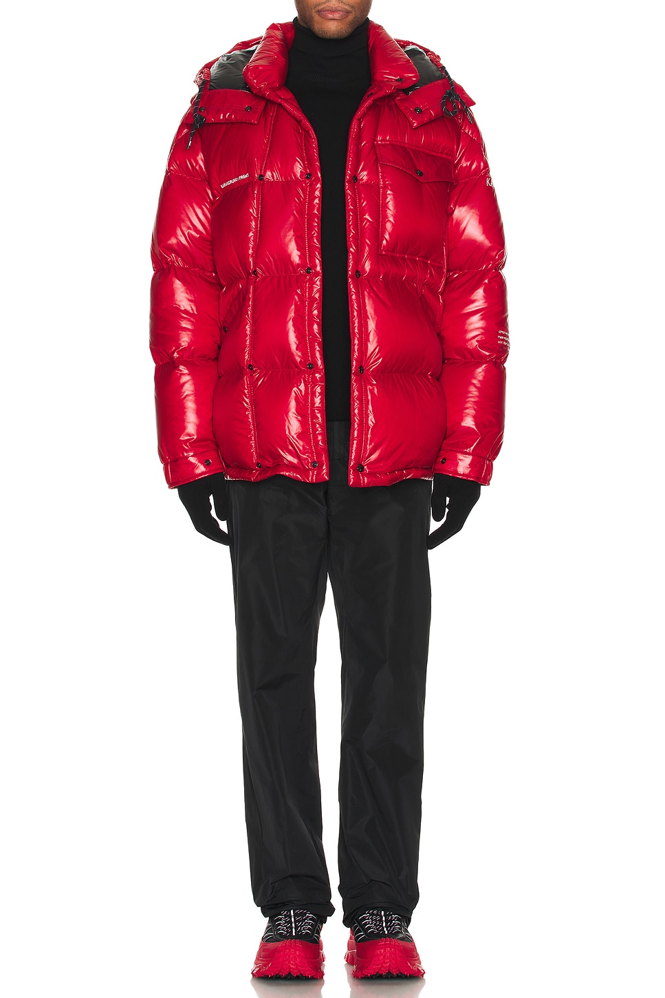 Image 1 of Moncler Genius x Fragment Athnemium Jacket in Red