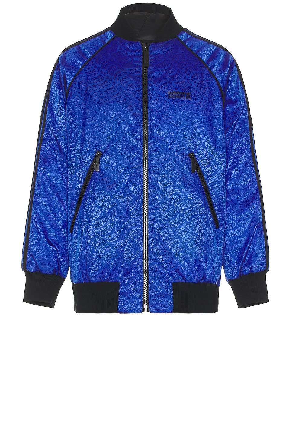 Image 1 of Moncler Genius x Adidas Seelos Bomber Jacket in Blue