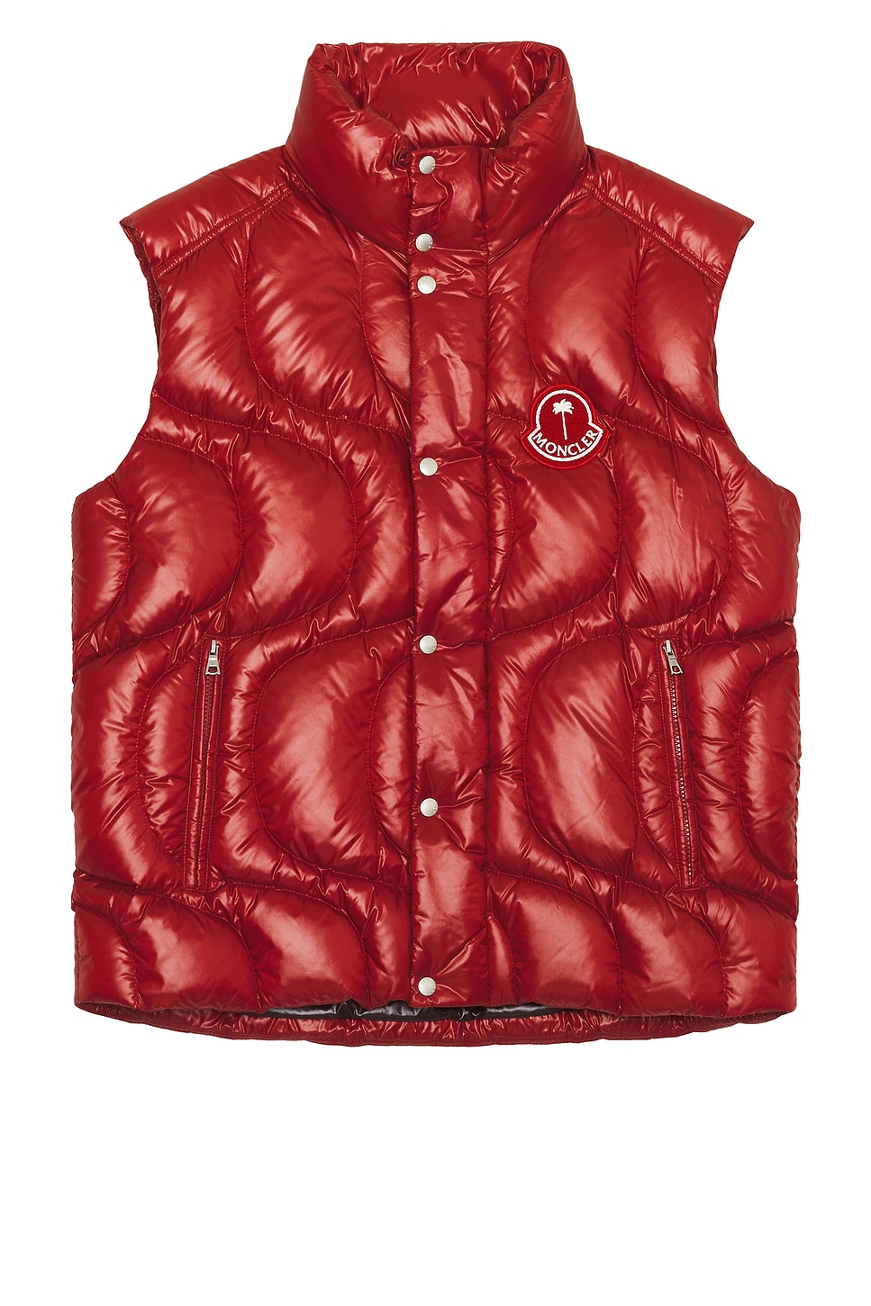 X Palm Angels Gwenyth Vest in Red