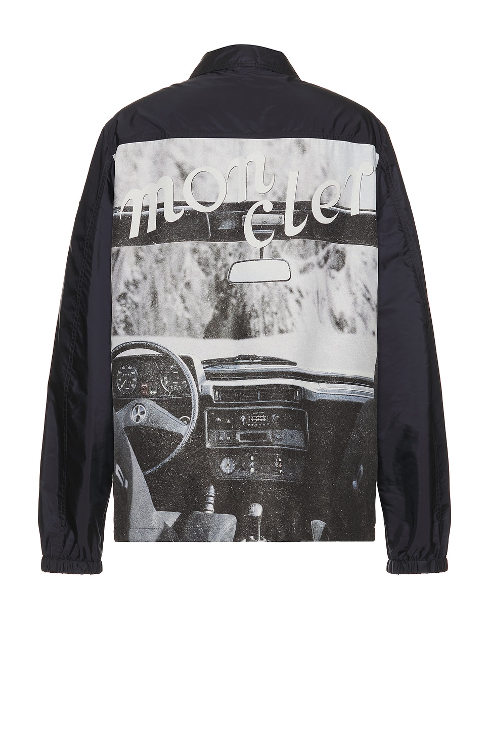 Image 1 of Moncler Genius X Mercedes Benz By Nigo Sopdu Jacket in Dark Navy Blue
