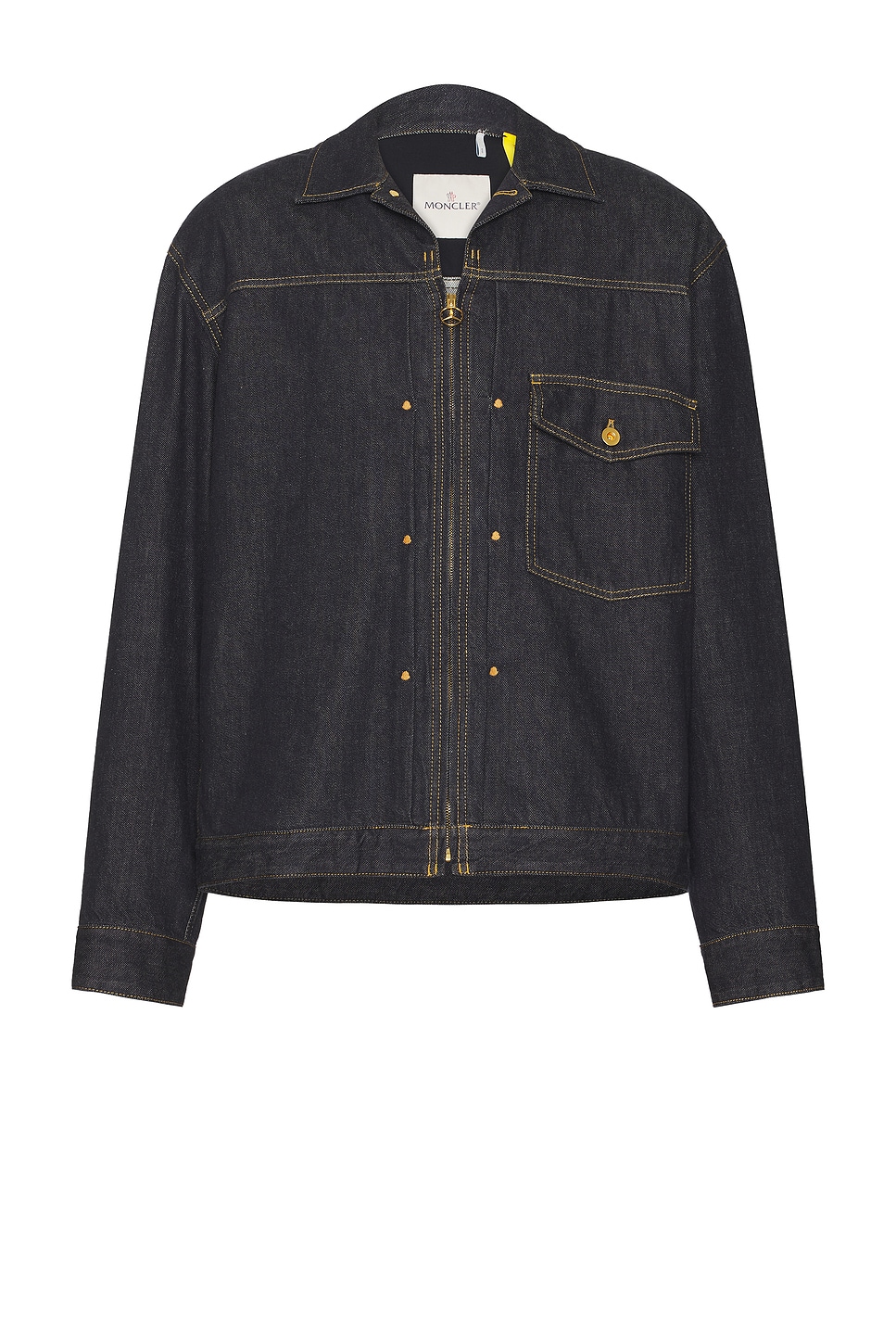 Image 1 of Moncler Genius X Mercedes Benz By Nigo Nepit Jacket in Blue Denim