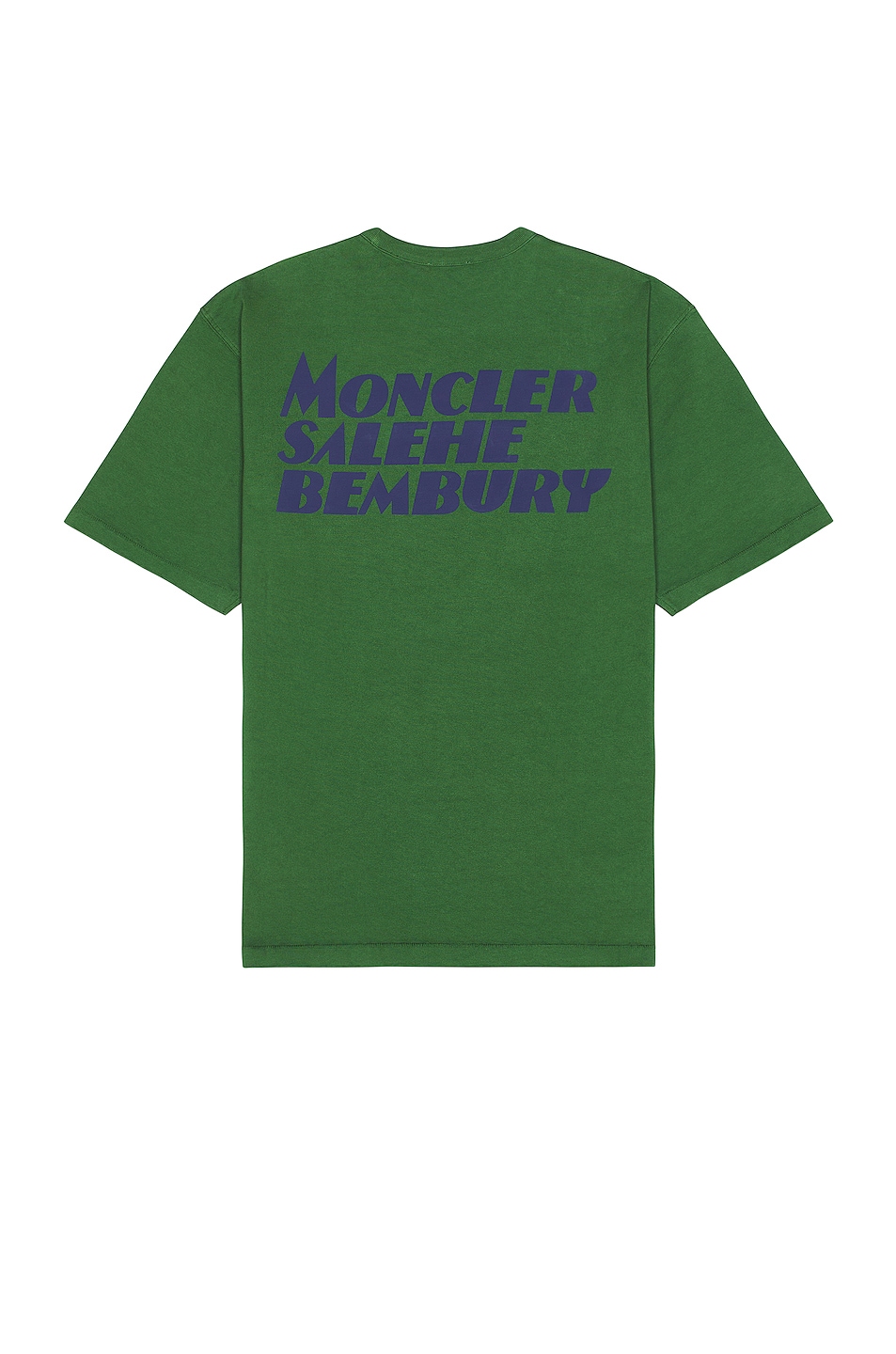 Image 1 of Moncler Genius Moncler x Salehe Bembury Logo T-shirt in Green