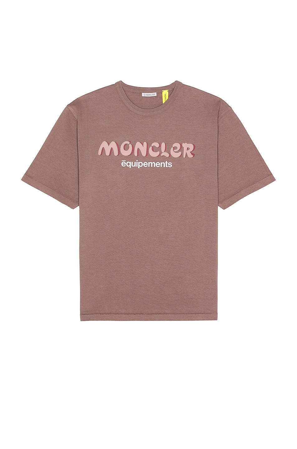 Image 1 of Moncler Genius Moncler x Salehe Bembury Logo T-shirt in Mauve
