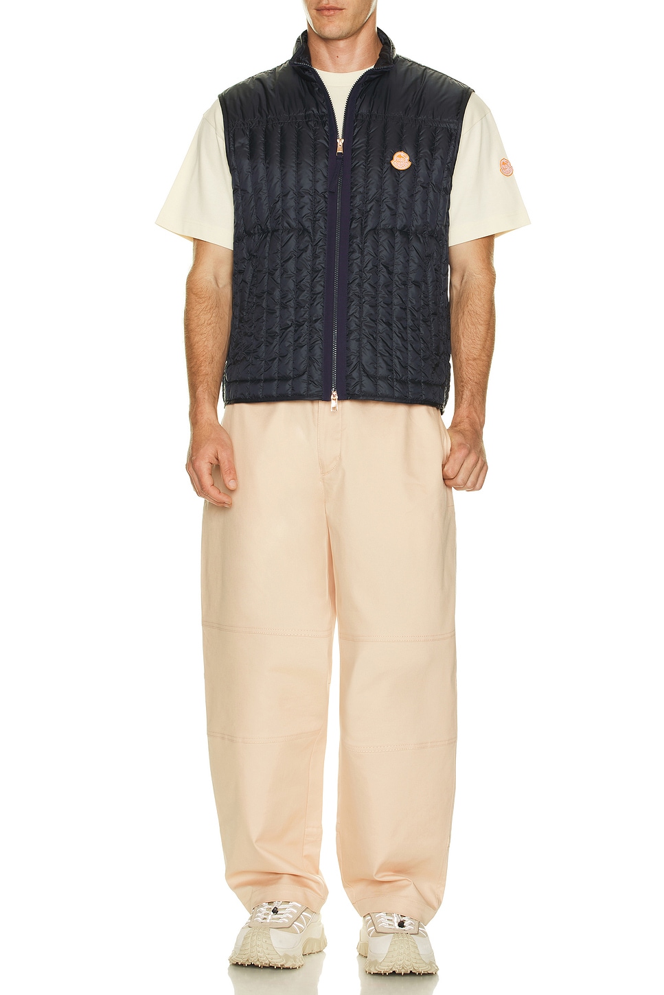 Image 1 of Moncler Genius X Gilga Farm By Donald Glover Short Sleeve T-shirt in Natural