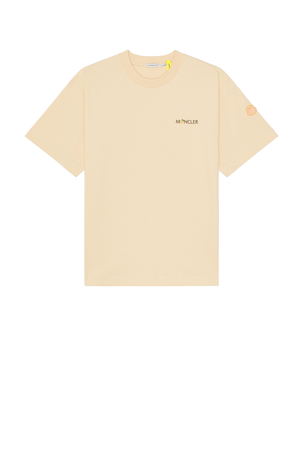 Image 1 of Moncler Genius X Gilga Farm By Donald Glover Short Sleeve T-shirt in Peach