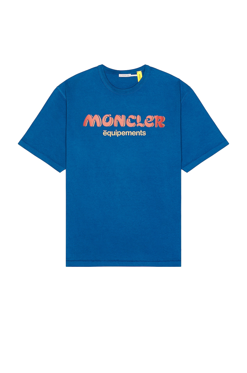 Image 1 of Moncler Genius Moncler x Salehe Bembury Logo T-shirt in Blue