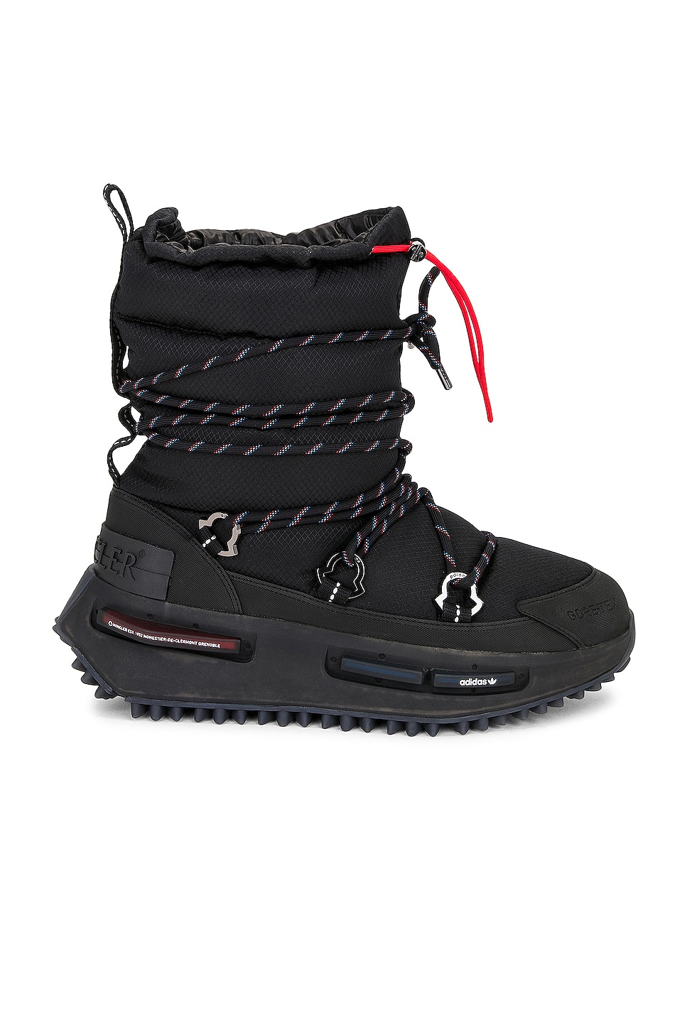 Image 1 of Moncler Genius x Adidas NMD Mid Ankle Boots in Black
