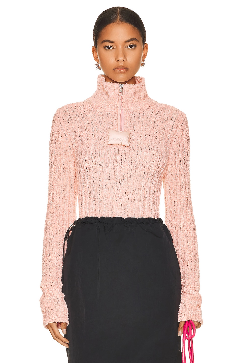 Image 1 of Moncler Genius 1 Moncler JW Anderson Turtleneck Pullover Sweater in Pink
