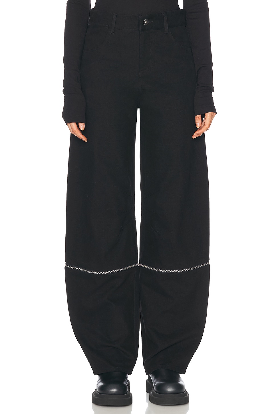 X Willow Smith Wide Leg Trouser in Black