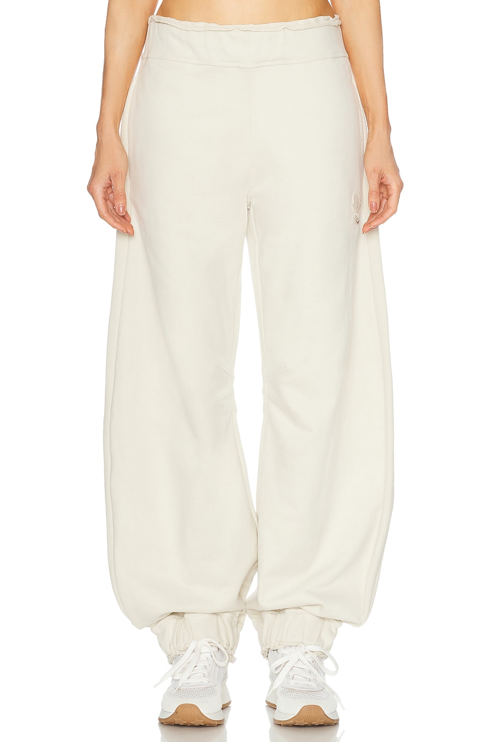 X Willow Smith Wide Leg Jogger in Cream