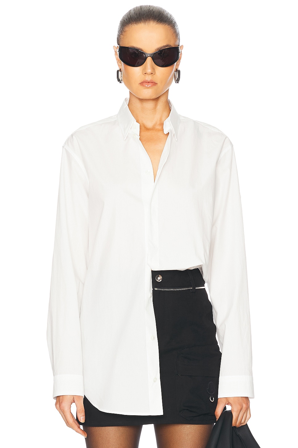 X Willow Smith Button Up Top in White