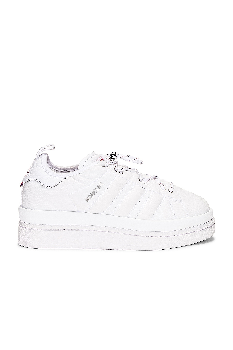 Image 1 of Moncler Genius x Adidas Campus Low Top Sneakers in White