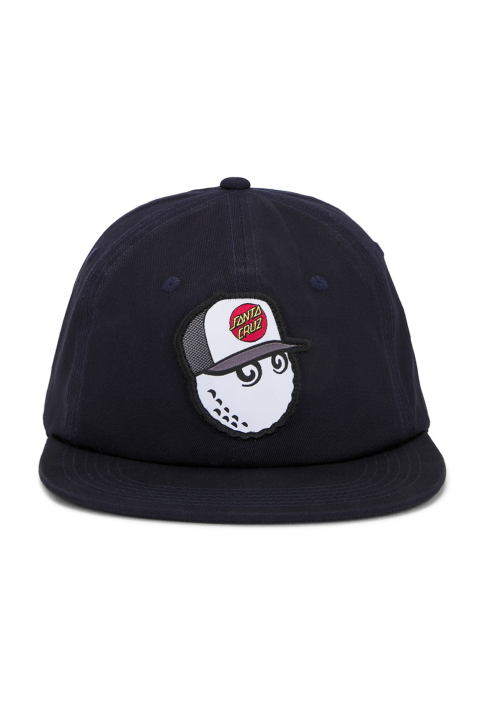 Image 1 of Malbon Golf x Santa Cruz Snapback Hat in Navy