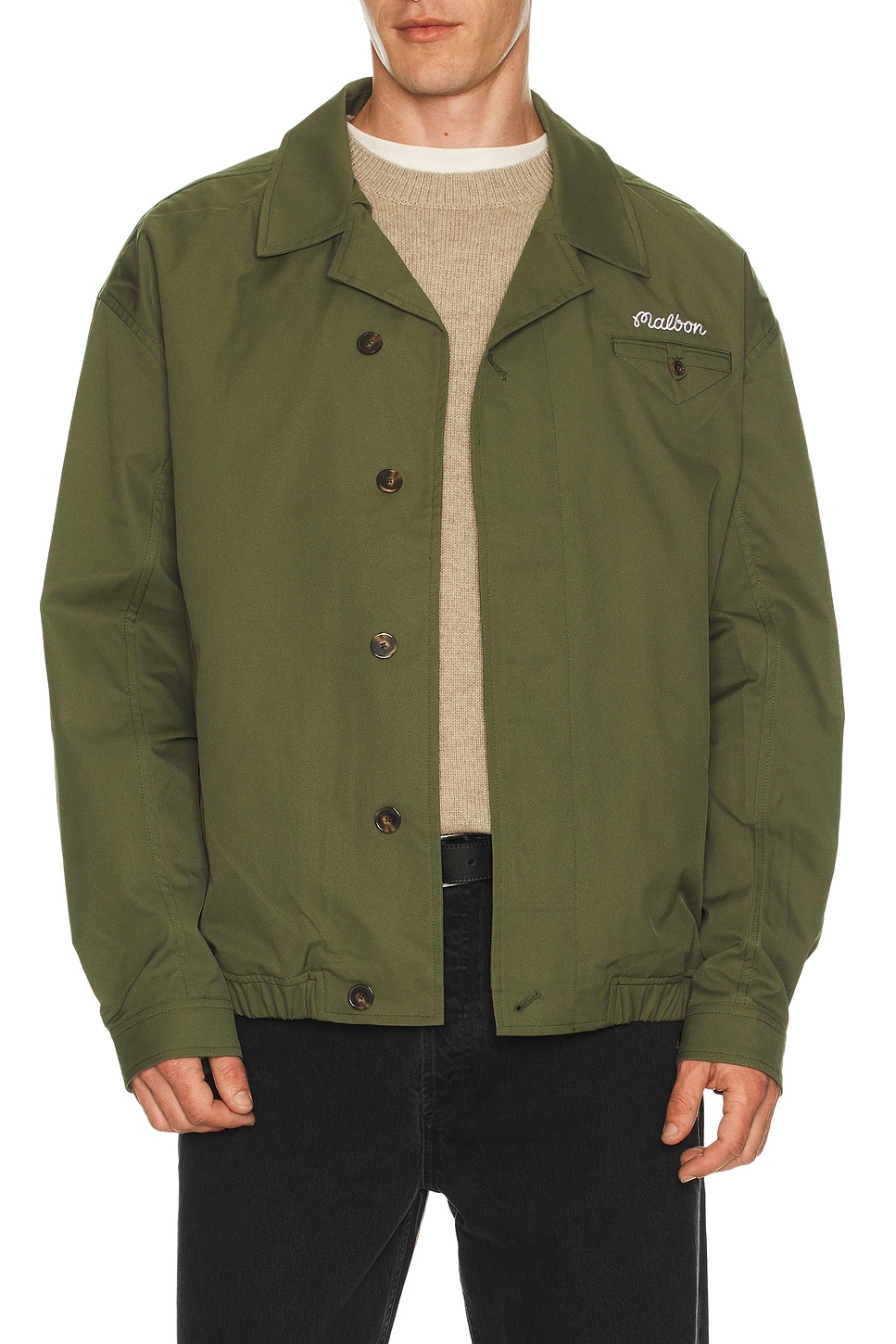 Image 1 of Malbon Golf Elliott Jacket in Olivine