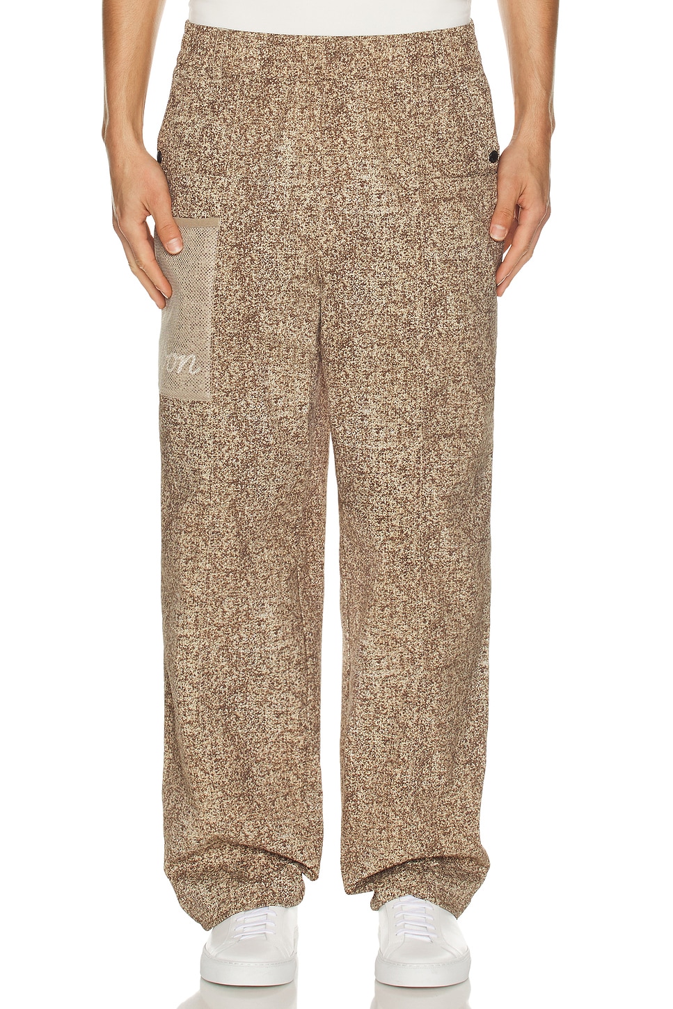 Image 1 of Malbon Golf Mesh Basket Pocket Pant in Digital Wool