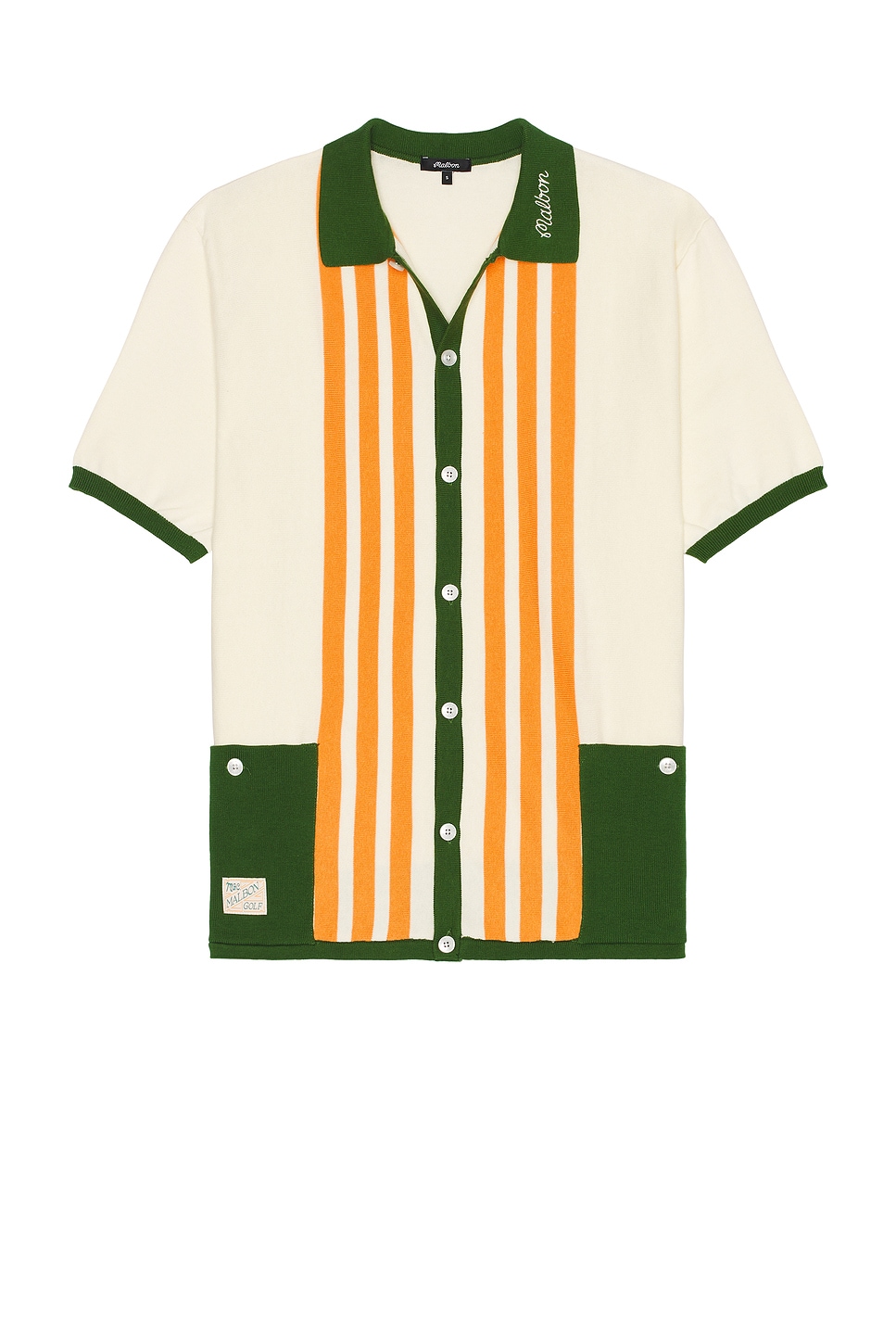 Gabbiano Knit Button Up Shirt in Cream