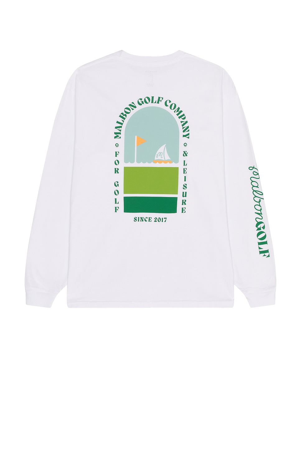 Marina Long Sleeve Tee in White