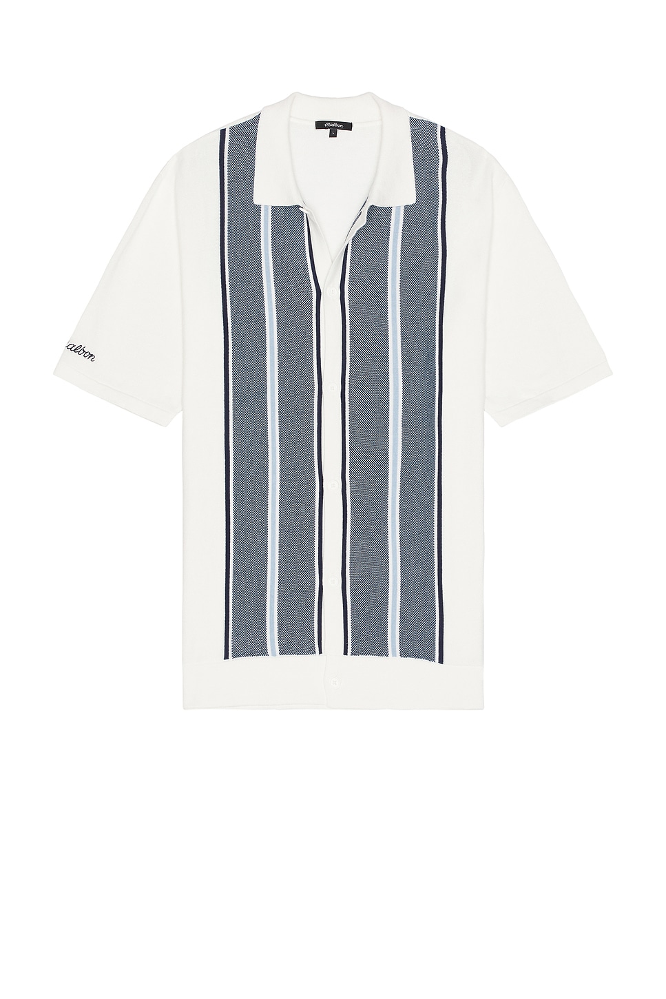 Jude Knit Polo in White