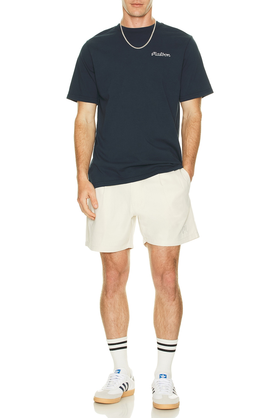 Image 1 of Malbon Golf Recreation Tee in Navy