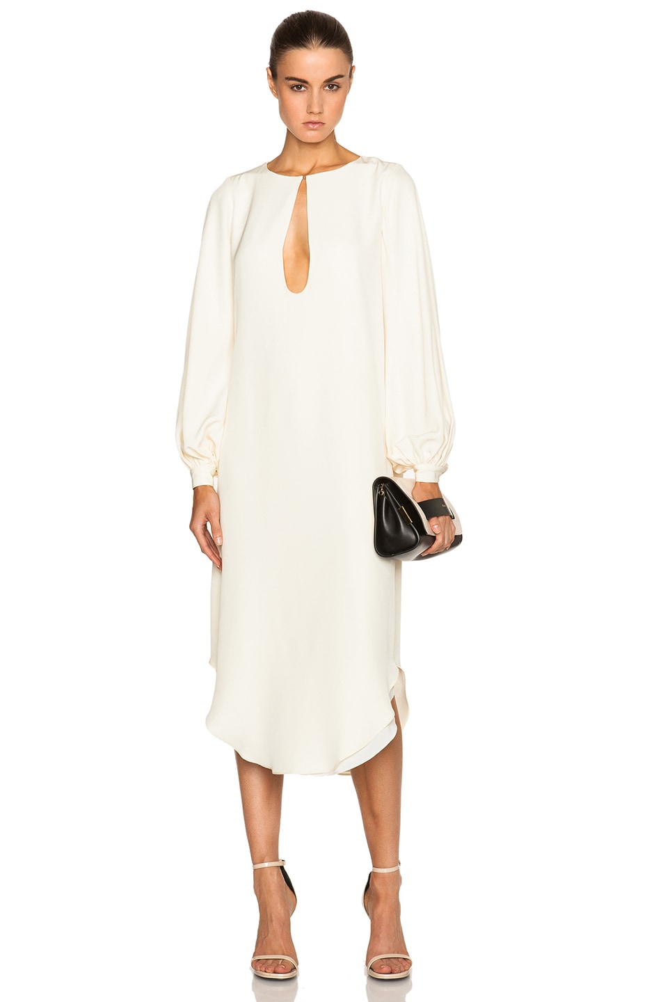Image 1 of Mara Hoffman Keyhole Dress in Cream