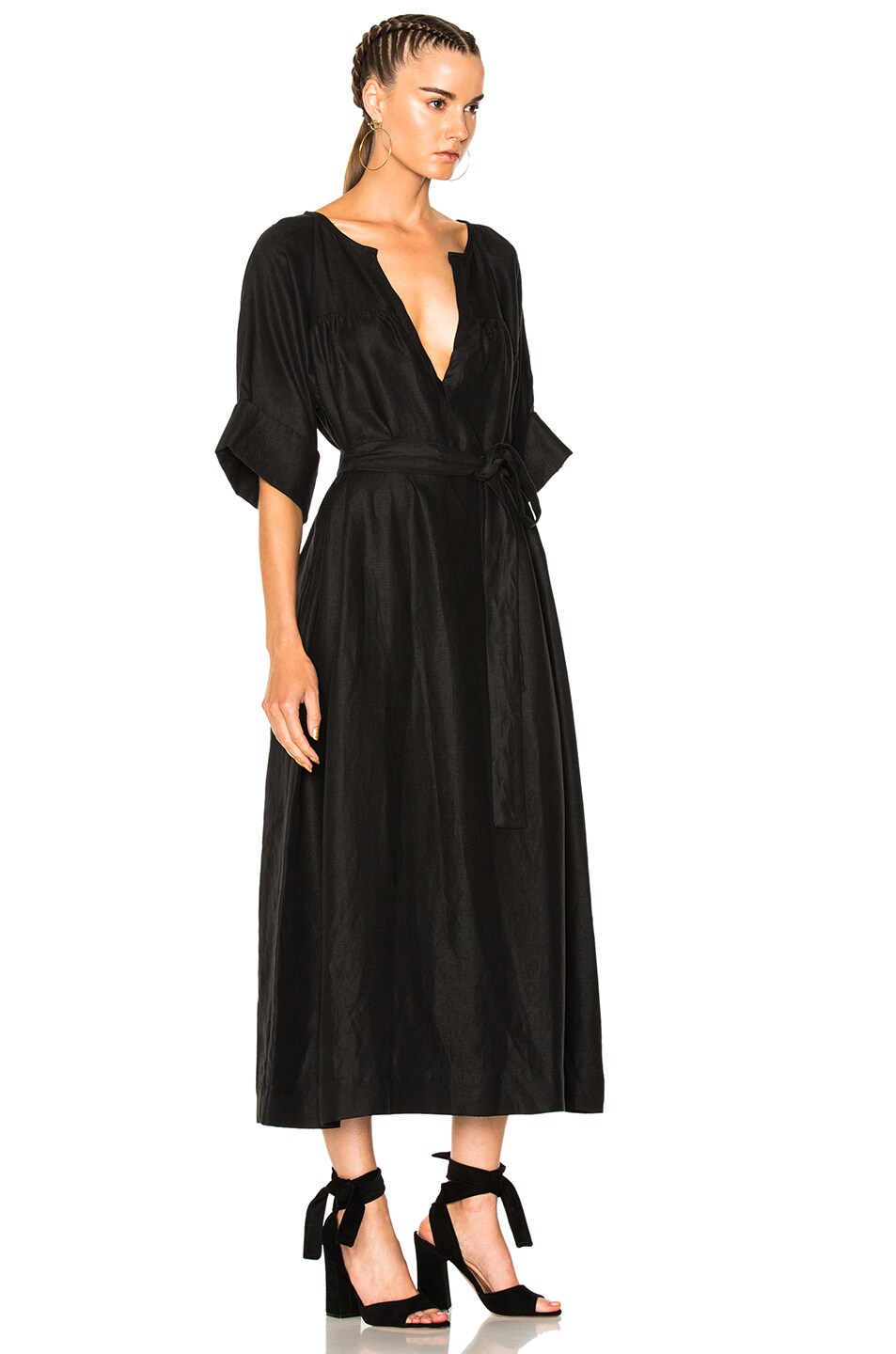 Mara Hoffman Enya Dress in Black main image 0