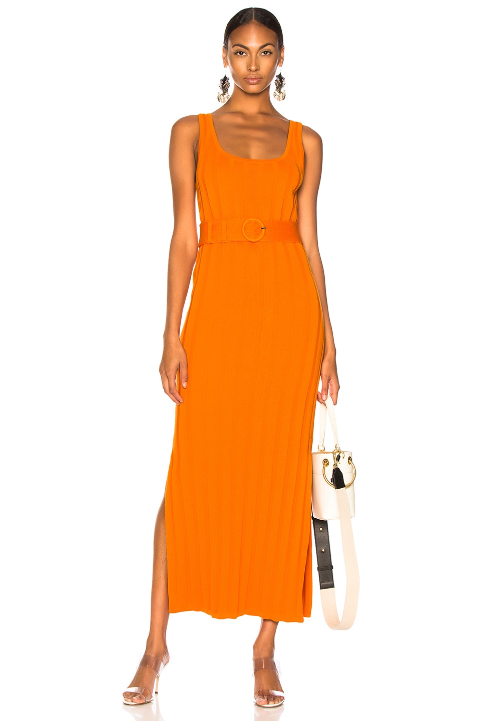 Image 1 of Mara Hoffman Harlow Dress in Orange
